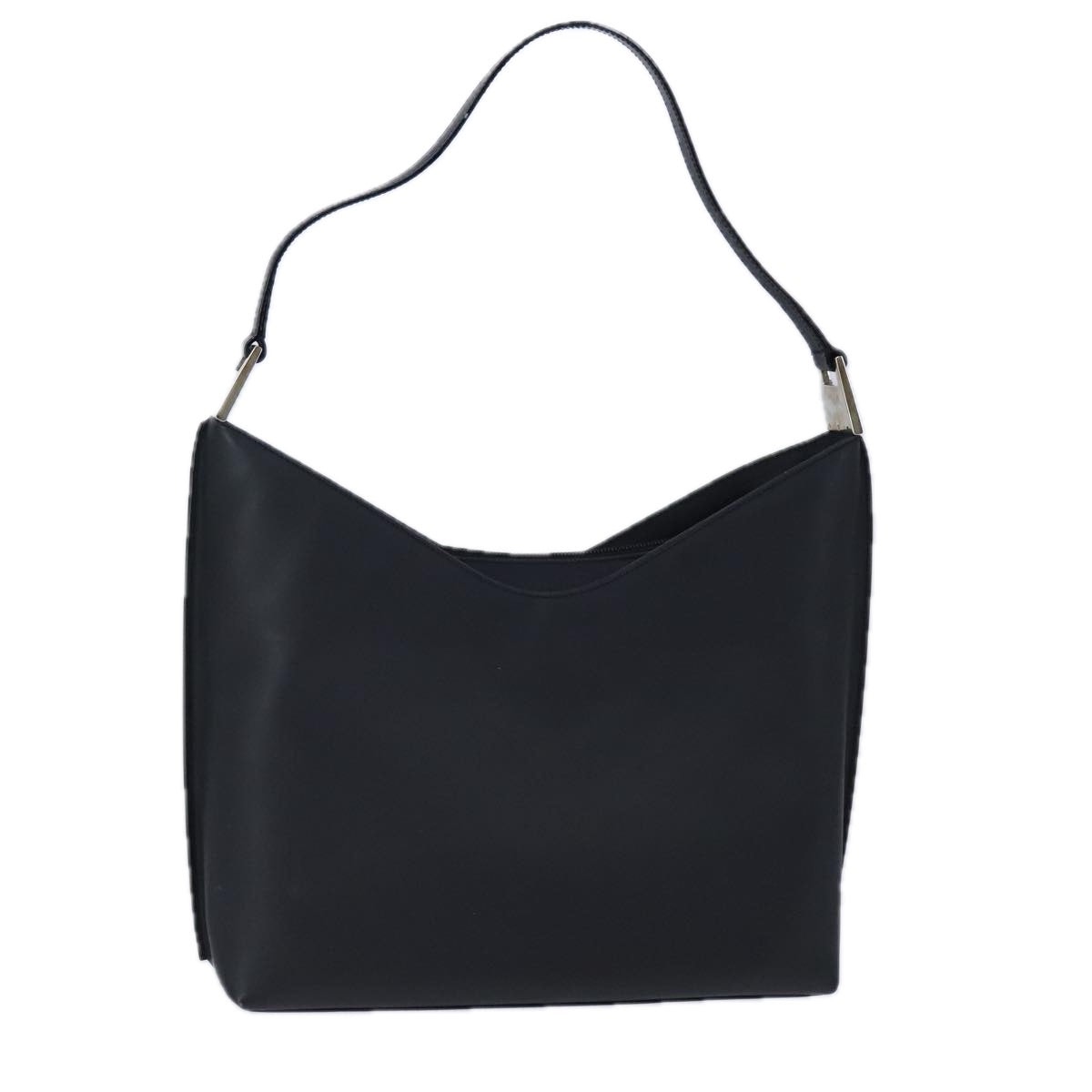 Gucci Shoulder Bag Patent Leather Black Silver 001 3017 001 3017